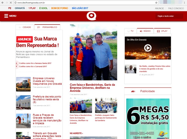 Antigo Formato do De Olho Em Gravatá