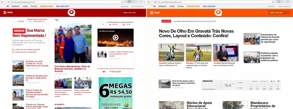 Formato Antigo e o Novo - Foto: Reprodução