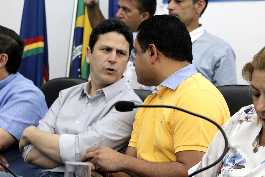 Bruno Araújo e Léo do Ar - Foto - Gilvan Silva