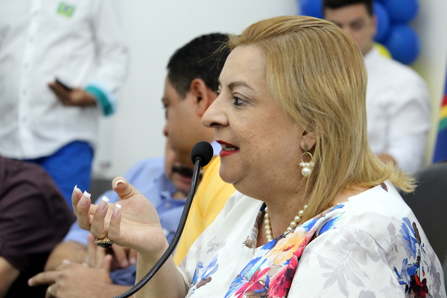 Presidenta Fátima Felix - Foto - Gilvan Silva