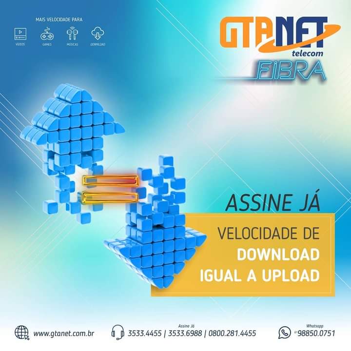 Por que as velocidades de download e de upload da internet são